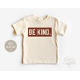 thumbnail image 1 of Be Kind Toddler Shirt, Humankind Boho Kids Shirt, Cute Inspiratonal Toddler Tee TODDLER SHORT SLEEVE TEE BELLA CANVAS 3001T, 1 of 3