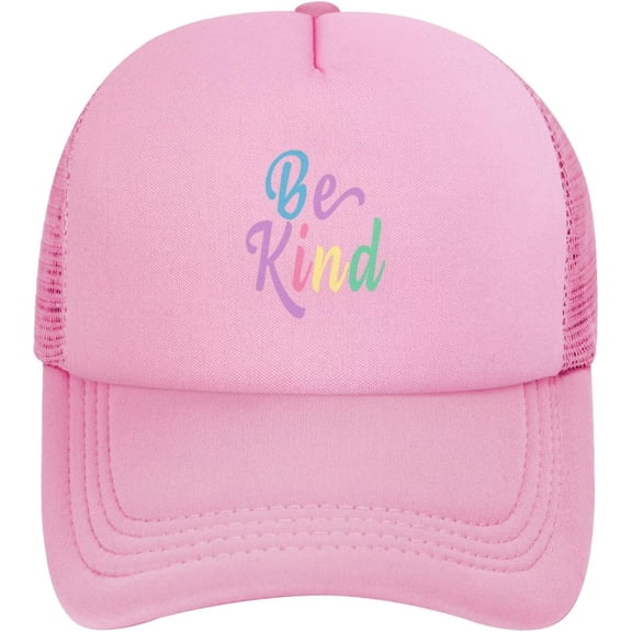Be Kind Trucker Hat Men Mesh Baseball Cap Cowboy Hat Women Sun Hat Dad Cap Fishing hat Black