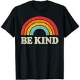 thumbnail image 1 of Be Kind Women Positive Inspirational Kindness Retro Vintage T-Shirt, 1 of 3
