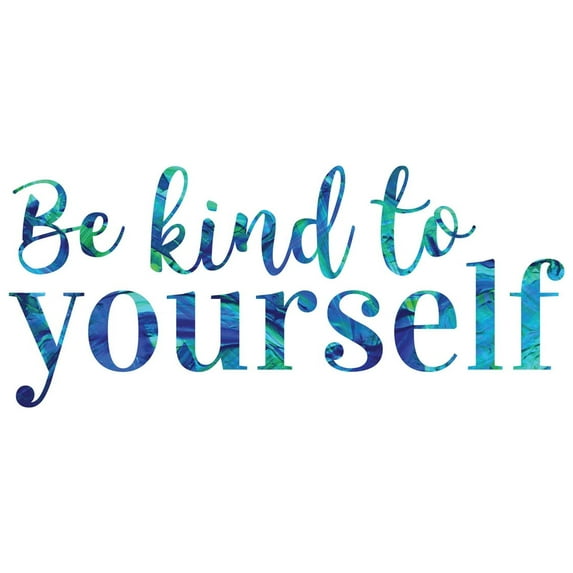 Be Kind Yourself Texture Large Wall Art Print