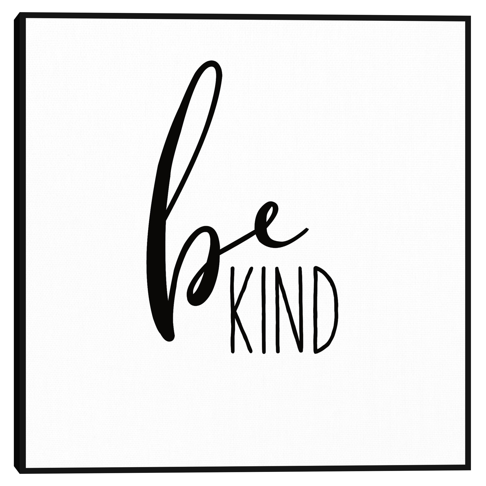 Be Kind by Wild Apple Portfolio Framed Canvas Art Print