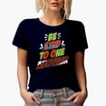 thumbnail image 1 of Be Kind to One Another, Navy Blue T-Shirt, Small, 1 of 5