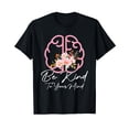 thumbnail image 1 of Be Kind to Your Mind Floral Brain Graphic T-Shirt for Mental Health Awareness, 1 of 5