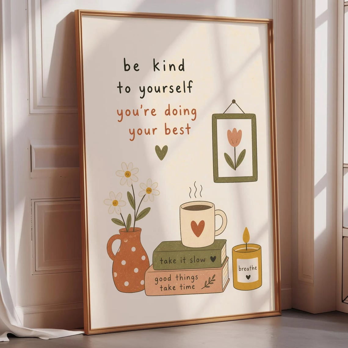 be-kind-to-yourself-cozy-affirmation-neutral-self-care-quote-decor-for
