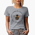 thumbnail image 1 of Be Loving, Thankful, You, Happy, Humble Kind, Bee Lover Themed Merch Gift, Heather Grey T-Shirt, Small, 1 of 5