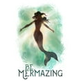 thumbnail image 1 of Be Mermazing, Mermaid Underwater (12x18 Wall Art Poster, Room Decor), 1 of 3