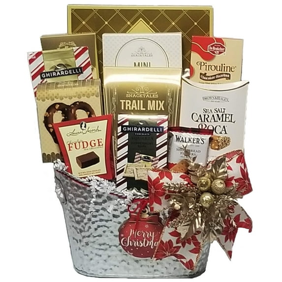 "Be Merry" Gourmet Food Gift Basket - Holiday Christmas Gift Basket