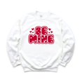 thumbnail image 1 of Be Mine Bubble Sweatshirt Color: White Size: XX LARGE, 1 of 4