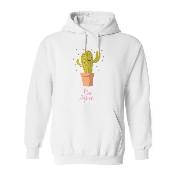 Be Mine Cactus Hoodie Women -Image by Shutterstock, Female 3X-Large