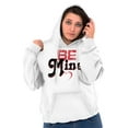 thumbnail image 1 of Be Mine Cute Valentines Day Love Hoodie Sweatshirt Women Brisco Brands M, 1 of 6