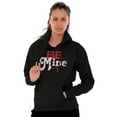 thumbnail image 1 of Be Mine Cute Valentines Day Love Hoodie Sweatshirt Women Brisco Brands S, 1 of 6