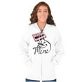 thumbnail image 1 of Be Mine Funny 1980s Valentines Day Zip Hoodie Sweatshirt Women Brisco Brands M, 1 of 6