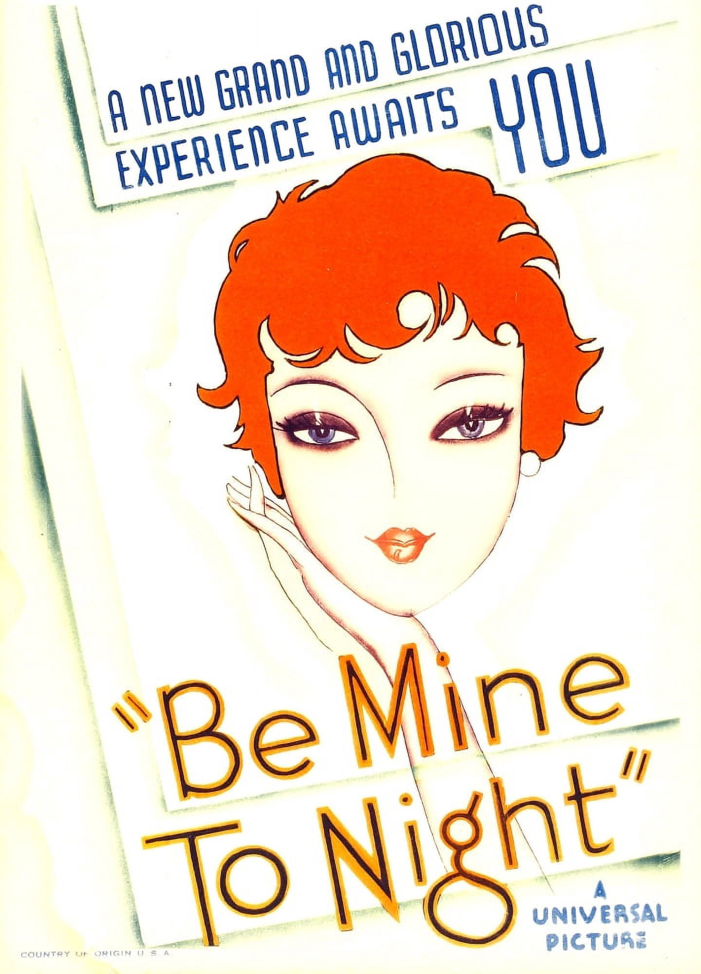Be Mine Tonight Canvas Art - (11 x 17)