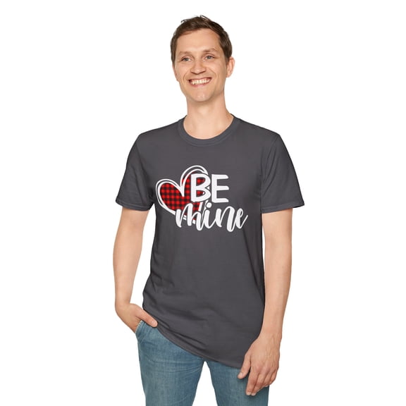 Be Mine Valentine's Day, Gildan Unisex Softstyle TShirt, Graphic Tee, S-3XL