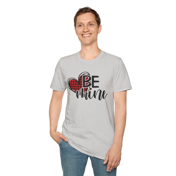 Be Mine Valentine's Day, Gildan Unisex Softstyle TShirt, Graphic Tee, S-3XL