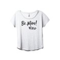 thumbnail image 1 of Be Mine Wine Women's Fashion Slouchy Dolman T-Shirt Tee Heather White 3X-Large, 1 of 3