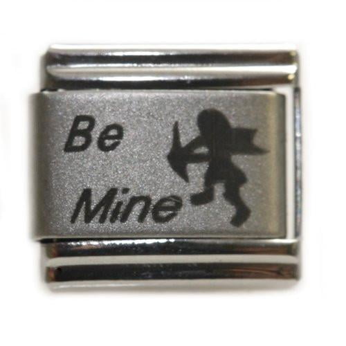 Be Mine With Cupid Italian Link Bracelet Charm