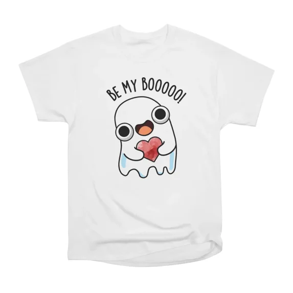 Be My Boo Funny Ghost Pun T-Shirt Tee Gift For Him Merch For Her ...