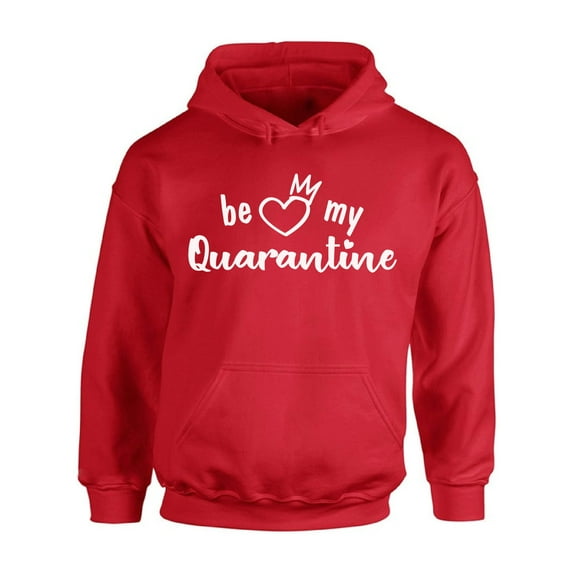 Be My Valentine Hooded Sweatshirt Heart Funny Valentine's Day 2021 Gifts for Women Men Sweater Humour Hoodie