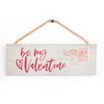 Be My Valentine Pink Stamp Envelope 10 x 3.4 Pine Wood Valentine's ...