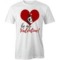 thumbnail image 1 of Be My Valentine T-Shirt | Cute Romantic White Tee Gift, 1 of 5