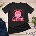 thumbnail image 1 of Be My Valentine Valentine's Day Retro Smile Face Women's T-Shirt Sweatshirt, 1 of 2
