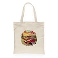 thumbnail image 1 of Be My Valentine's Corgi Truck Full of Love Flower Balloon Canvas Tote Bag Welsh Corgi Dog Lover Gifts Idea Reusable Shopping Grocery Bag - 02029, 1 of 5