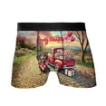 thumbnail image 1 of Be My Valentine's Dachshund Truck Full of Love Flower Balloon All Over Print Boxer Briefs Underwear for Men Dad Wiener Dog Lover Gifts Idea - 02029, 1 of 6
