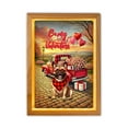 thumbnail image 1 of Be My Valentine's French Bulldog Truck Full of Love Flower Balloon Acrylic Plaque with Wood Photo Frame Box Dog Lover Gifts Light Box - 02029, 1 of 5