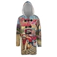 thumbnail image 1 of Be My Valentine's Goldendoodle Truck Full of Love Flower Balloon All Over Print 3D Hooded Duffle Toggle Coat Doodle Dog Lover Gifts Idea - 02029, 1 of 6