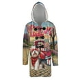 thumbnail image 1 of Be My Valentine's Havanese Truck Full of Love Flower Balloon All Over Print 3D Hooded Duffle Toggle Coat Havanese Dog Lover Gifts Idea - 02029, 1 of 6
