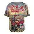 thumbnail image 1 of Be My Valentine's Labrador Retriever Truck Full of Love Flower Balloon All Over Print 3D Baseball Shirt Lab Dog Lover Gifts Softball Sport - 02029, 1 of 6