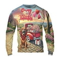 thumbnail image 1 of Be My Valentine's Rhodesian Ridgeback Truck Full of Love Flower Balloon All Over Print 3D Sweatshirt Unisex Merch Ridgebacks Dog Lover Gifts - 02029, 1 of 6