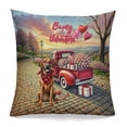 thumbnail image 1 of Be My Valentine's Rhodesian Ridgeback Truck Full of Love Flower Balloon Pillowcase Double Sided Ridgebacks Dog Lover Gifts Pillow Case Covers - 02029, 1 of 3