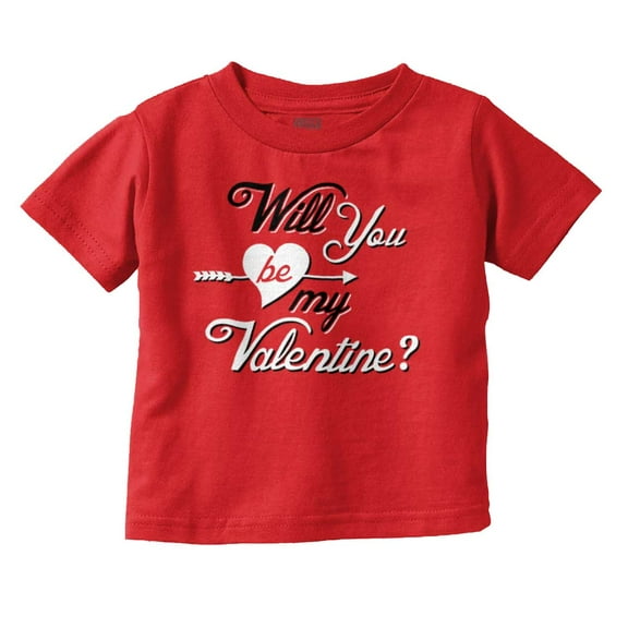 Be My Valentines Day Heart Love Youth T Shirt Tee Girls Infant Toddler Brisco Brands 18M