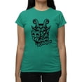 thumbnail image 1 of Be Naughty Krampus Dark Christmas Women's T-shirt, 1 of 4