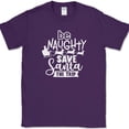 thumbnail image 1 of Be Naughty Save Santa The Trip T-Shirt Funny Christmas Xmas Gift Tee - Purple, 5XL, 1 of 1