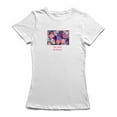 thumbnail image 1 of Be Nice Or Leave Flowers Women White T-Shirt, Female Medium, 1 of 2