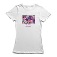 thumbnail image 1 of Be Nice Or Leave Graphic Women White T-Shirt, Female x-Large, 1 of 4