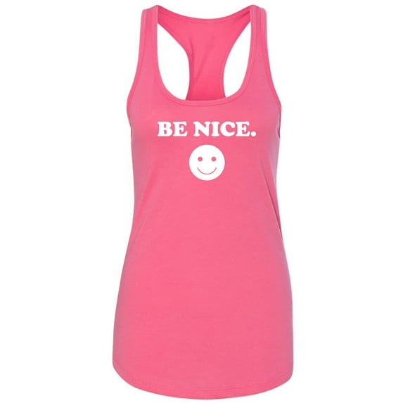 Be Nice Racerback Tank