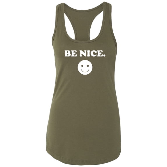 Be Nice Racerback Tank
