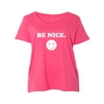 thumbnail image 1 of Be Nice Womens Plus Size Scoopneck Tee, 1 of 1