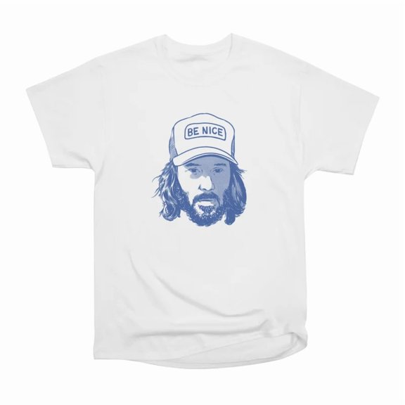 Be Nice like Keanu Reeves T-Shirt Tee Gift For Him Merch For Her Apparel For Friend