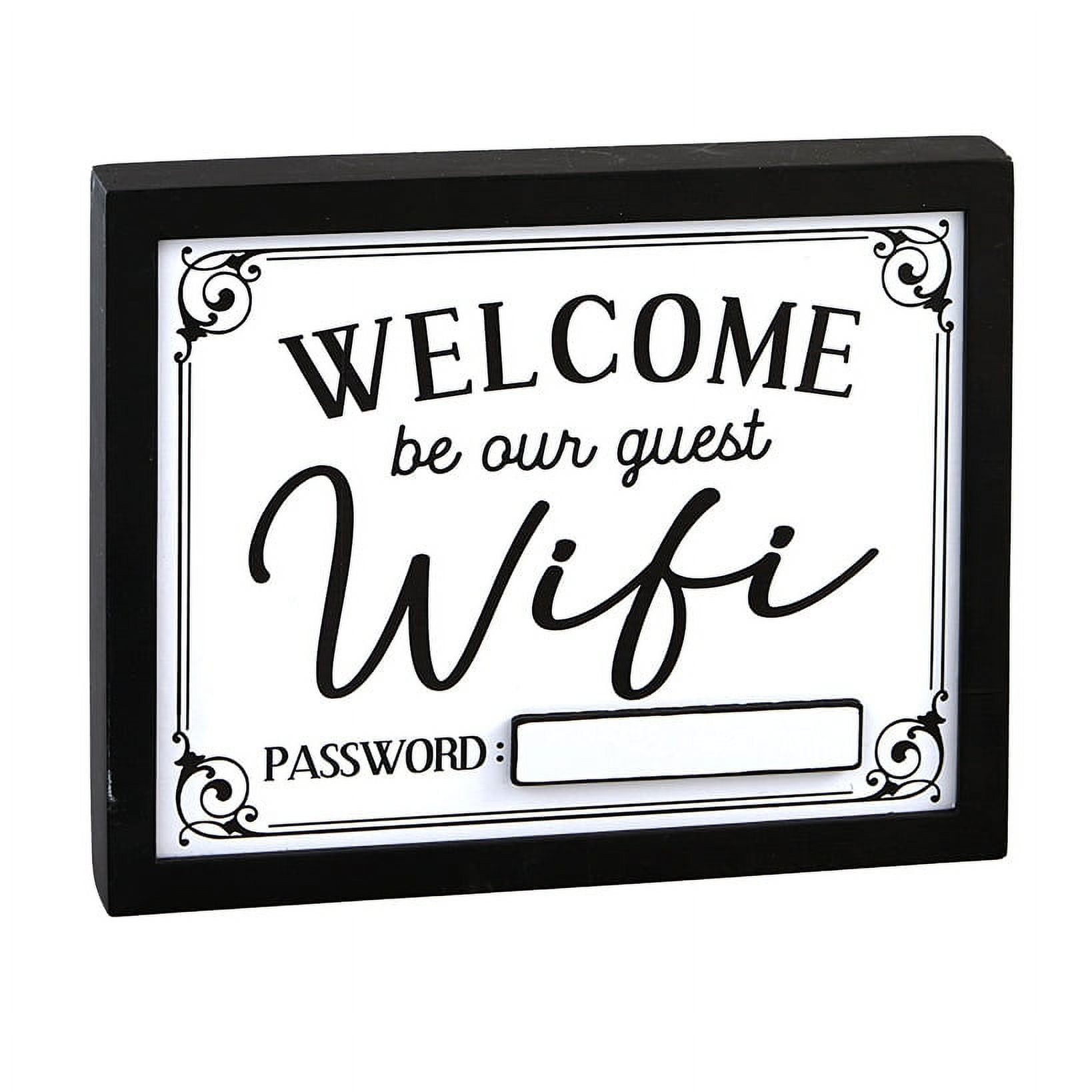 Be Our Guest Collection - WIFI Password Sign - Walmart.com be-our-guest-collection-wifi-password-sign-walmart-com