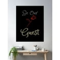 thumbnail image 1 of Be Our Guest Poster Wall Art, Modern Wall Decor For Living Room Bedroom, 8x12 UNFRAMED, 1 of 3