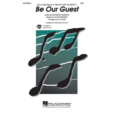 Hal Leonard Be Our Guest (from Beauty and the Beast) ShowTrax CD Arranged by Ed Lojeski