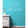 thumbnail image 1 of Be Our Guest Wall Decal Sticker Blessed Vinyl Art Lettering Home Decor 23x14-Inch Light Gray, 1 of 5