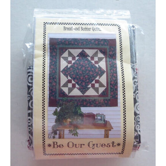 Be Our Guest Wall Hanging Kit 56x56 by Breas and Butter Quilts