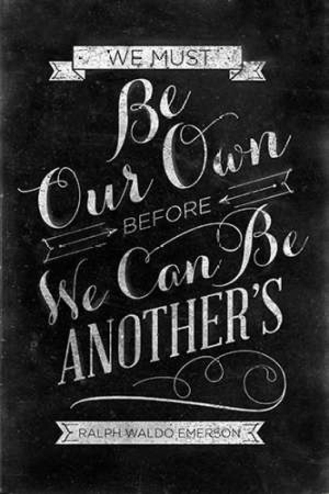Be Our Own Canvas Art - SD Graphics Studio (24 x 36)