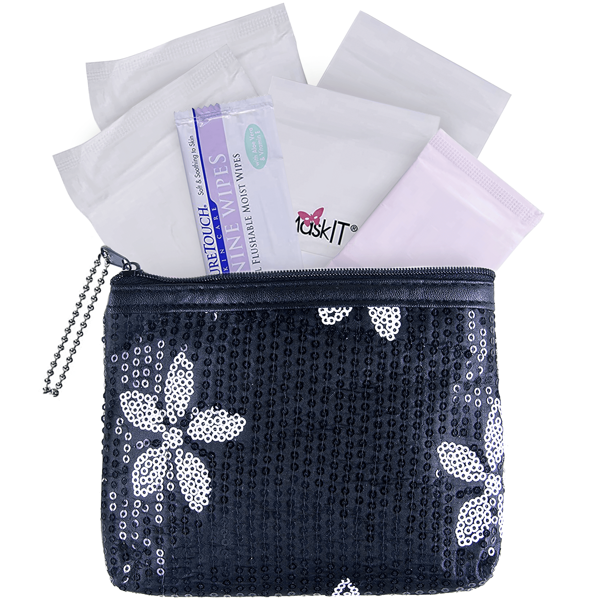 Be Prepared Period First Period Kit for Girls - Feminine Pads & Liner